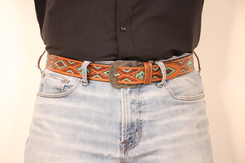 CINTURON WESTERN AGUILA PINTADA MESACE