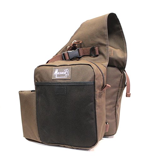 ALFORJA CABALGATERA CON BOTELLERO MESACE