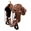 MAJESTUOSA TRAIL SADDLE WATERPROOF AND LEATHER MESACE