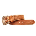 WESTERN LEATHER BASKET TOOLING MESACE