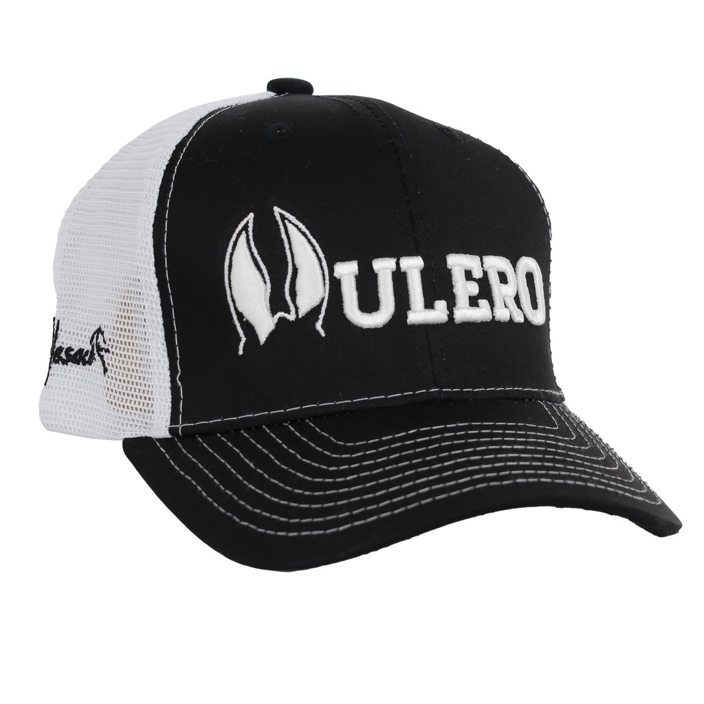 GORRA MULERO MESACE NEGRO X BLANCO.