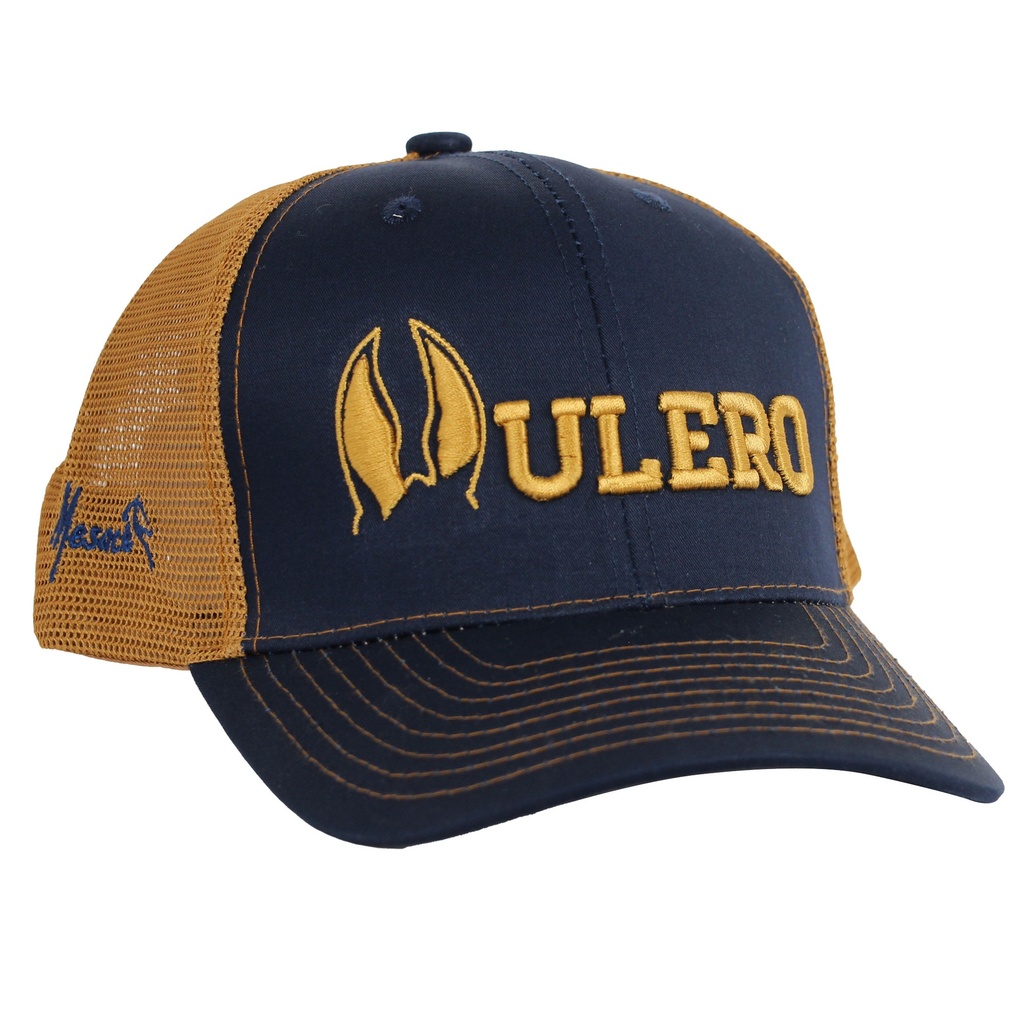 GORRA MULERO MESACE AZUL X BEIGE.