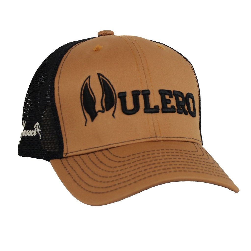 GORRA MULERO MESACE BEIGE X NEGRO.