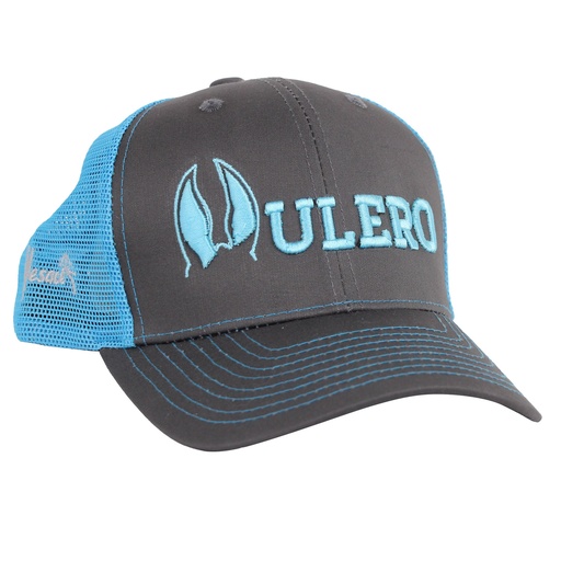 GORRA MULERO MESACE GRIS X AZUL.