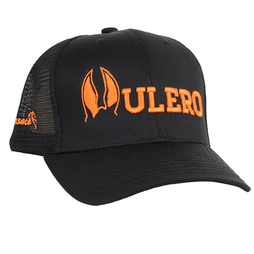 GORRA MULERO MESACE NEGRO X NARANJA.