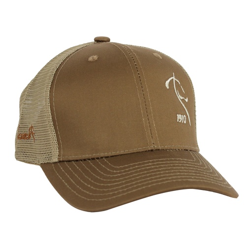 GORRA CABALLO MESACE BEIGE X BLANCO.