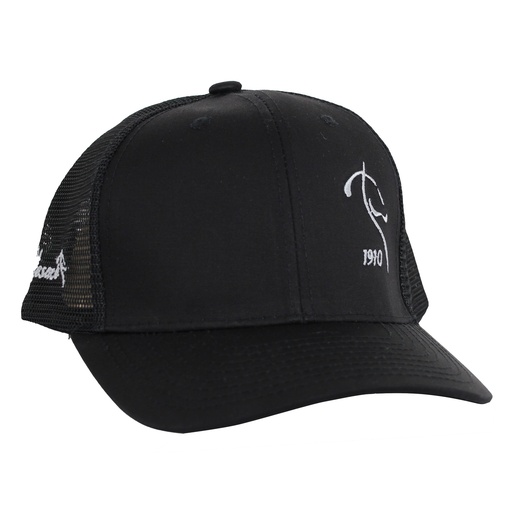 GORRA CABALLO MESACE NEGRO X BLANCO.