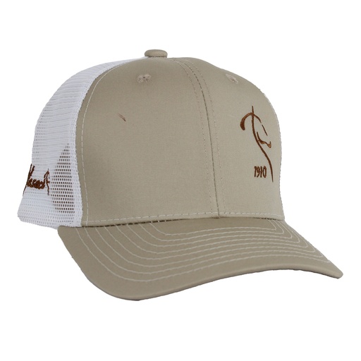 GORRA CABALLO MESACE BEIGE X CAFE.