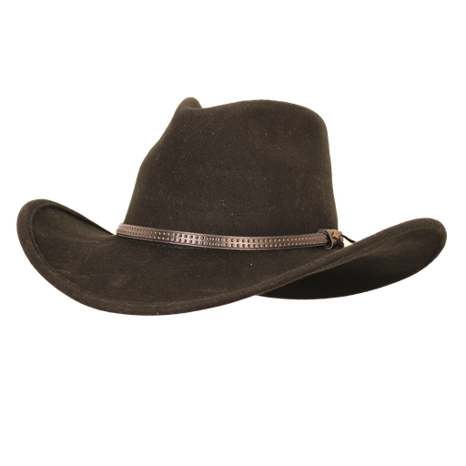 SOMBRERO FIELTRO SUAVE NEGRO