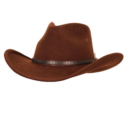 SOMBRERO FIELTRO SUAVE CAFE